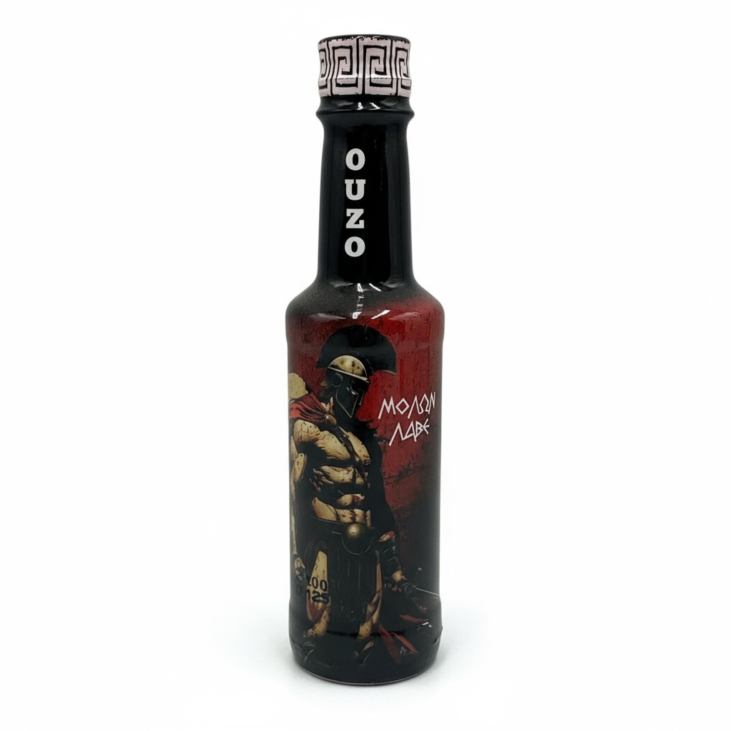 Greek Ouzo Molon Lave 50ml 2 Greek Ouzo Molon Lave 50ml - Image 2